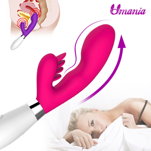 2018 newest 36 Speeds Barbed G Spot Vibrator, Waterproof oral clit Vibrator, Intimate Adult Sex Vibrator For Women
