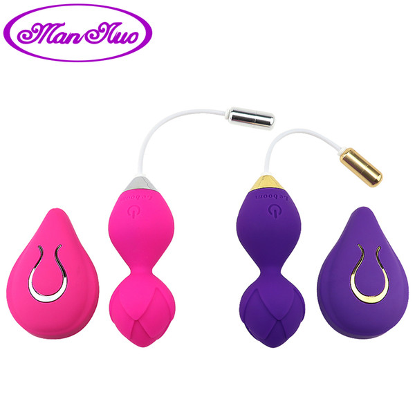 Man nuo Wireless Remote Vibrating Egg ben wa ball kegel exercise Vaginal Ball USB Rechargeable Sex ball for Women Masturbator