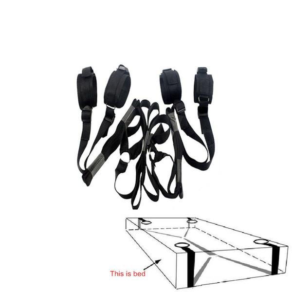 Sex Toys For Woman,Under Bed Restraint Bondage , Fetish Adult Games Set ,Wrists & Ankle Cuffs Restraint Products Sex Furnitures