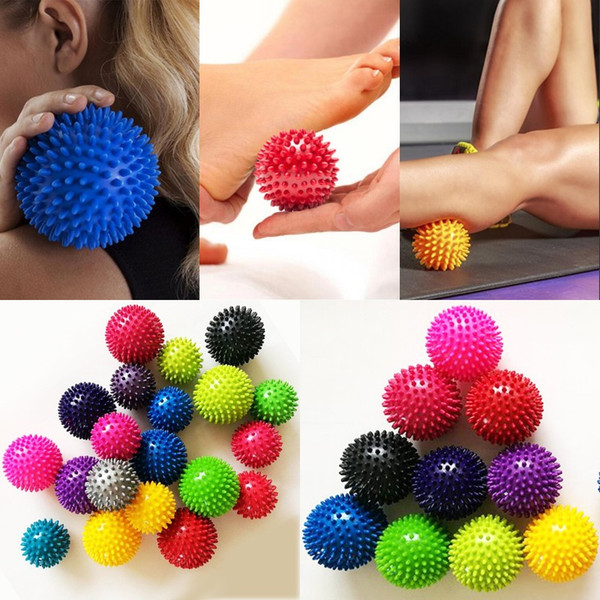 7.5cm 9.5cm Massage Ball Pain Stress Relief Trigger Point Therapy for Muscle Knot Fitness Yoga Lacrosse Balls Hockey Ball