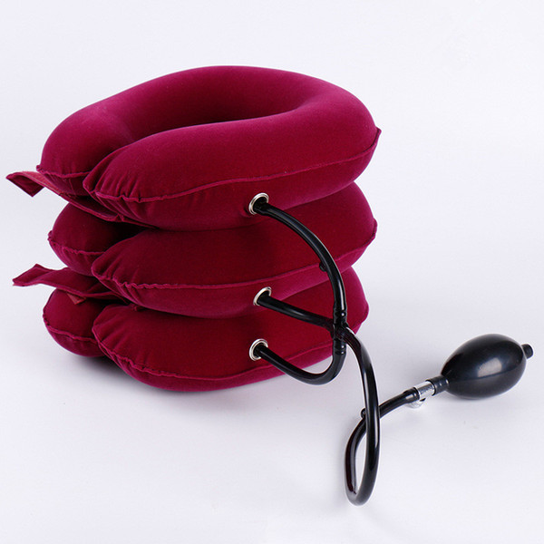 Velvet Neck Traction Soft Comfort Brace Device Unit for Head+Back+Shoulder+Neck Pain Health Care Use a time Ease pain Durable