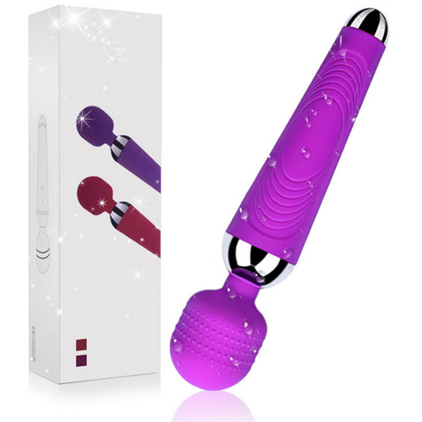 2018 AV Wand Toys for Woman USB Rechargeable Oral Clit Vibrators for Women AV Magic Wand Vibrator Massager Sexy Relaxed Toys 680001