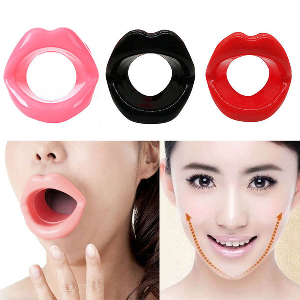 Hot Silicone Face Slimmer Smile Corrector Mouth Muscle Anti-Wrinkle Beauty Facial Massager Lip Muscle Trainer Tightener Maquiagem AAA1295