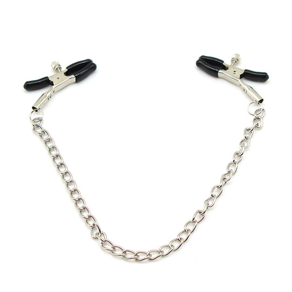 Classic Metal Nipple Clamps With Chains/ Nipple Clips/ Clamps Nipple Sex Toys For Couple, Sex Products For Women Adult Games