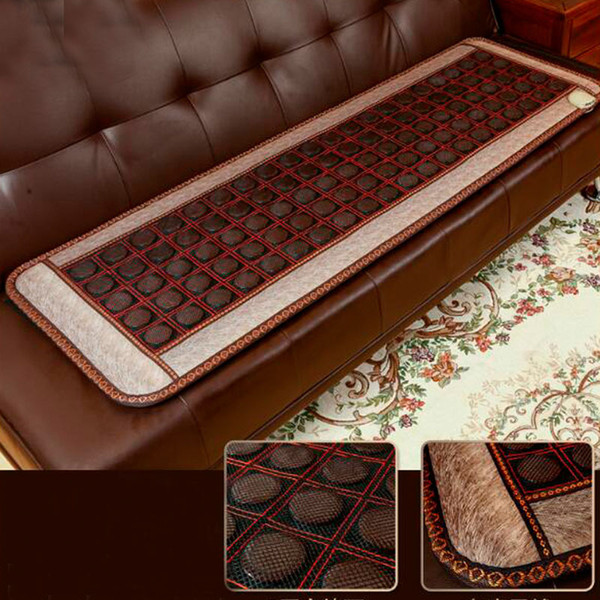 Germanium Mat Tourmaline Pad Natural Healthcare Stones Infrared Heating Mat Jade Stone Massage Mat 50*150CM Free Shipping