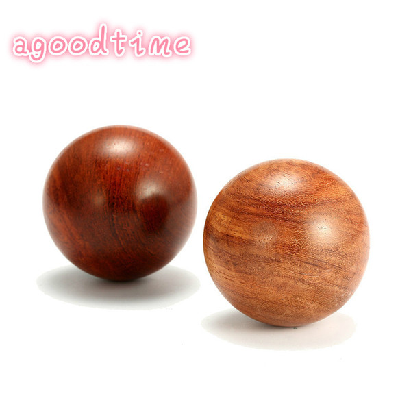 2pieces/set 50mm/60mm Chinese Health Meditation Exercise Stress Relief Baoding Balls Wood Healthful Fitness Ball Relaxation Therapy