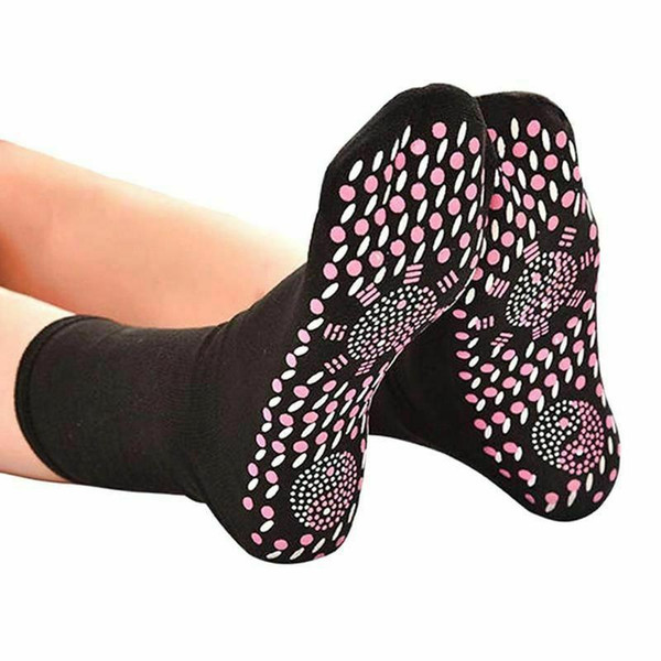 Self-Heating Health Care Socks Tourmaline Magnetic Therapy Comfortable And Breathable Foot Massager Warm Foot Care Socks 100Pairs