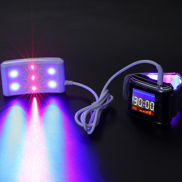 Atang brand laser watch has two color light 8pcs blue light LED + 11pcs red light Laser