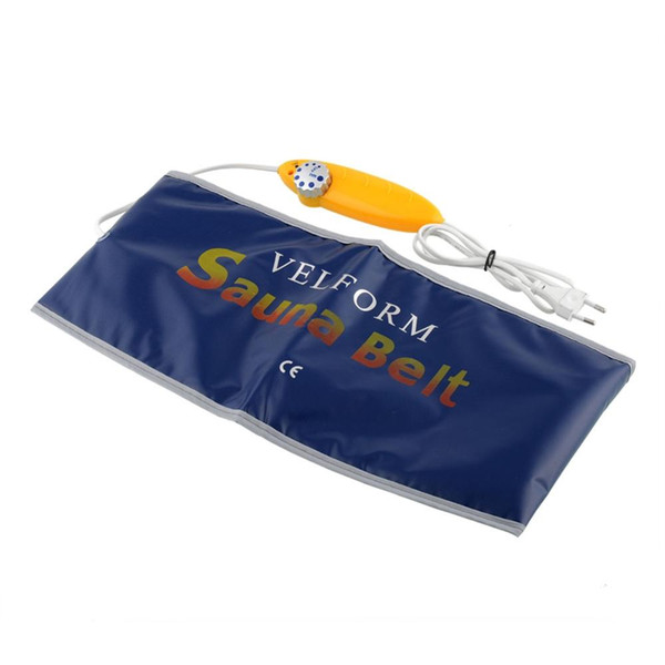 High Quality Comfy Blue 55W Healthy Electric Quick Body Slimming Waist Tummy Sauna Massage Weight Loss Belt