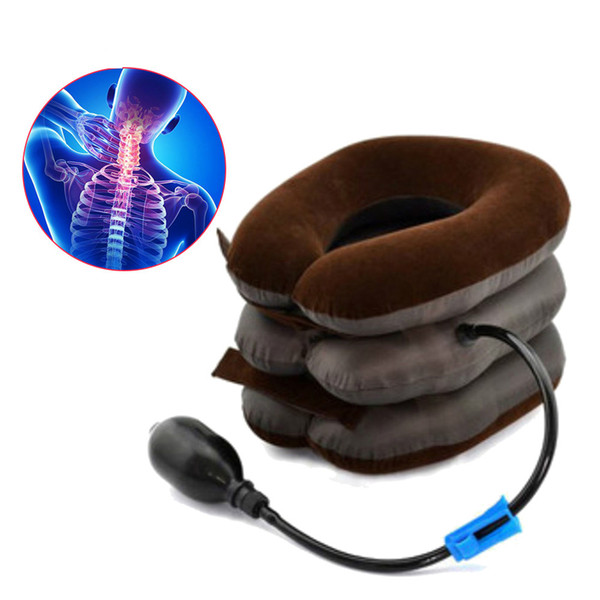 Health Care Neck Stretcher Inflatable Cervical Collar Traction Device Protector Vertebra Traction Neck Massage Medical