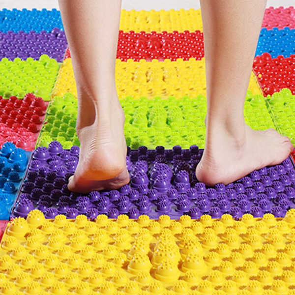 Hot Sale Durable Reflexology Foot Massage Pad Toe Pressure Blood Circulation Plate Mat For Massager
