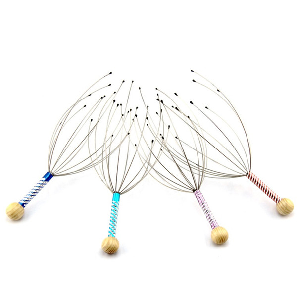 Stainless Steel Head Hair Held Scalp Neck Equipment Stress Release Relax Massager Levert good quality in stock