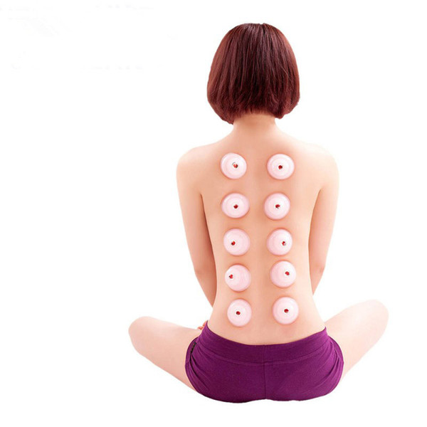 10pcs New Family Body Massage Helper Anti Cellulite Vacuum Silicone Cupping Cups Brand and High quality