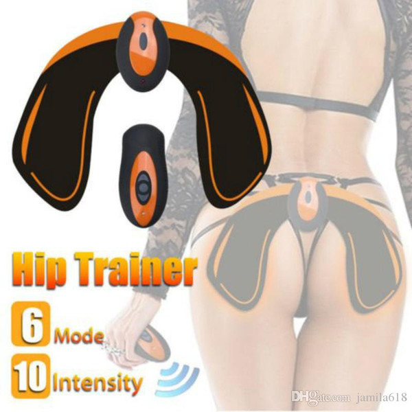 EMS Hip Trainer Body Muscle Massager Machine Electric Buttock Fitness Muscle Stimulation Muscle trainer slimming belt with USB Rechargeable