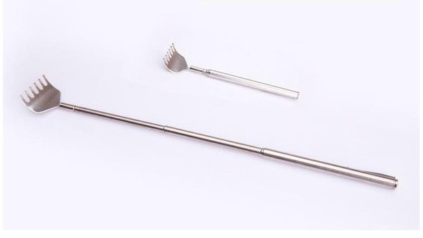 1000pcs Extendable Extending Telescoping Back Scratcher With Pen Pocket Clip Handy Pocket Portable Stainless Steel Body Scratch Scratcher