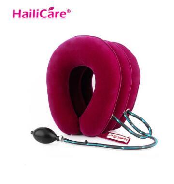 Hailicare fully fleeced three-layer inflatable cervical spine retractor releases the pressure relief the pain relax the neck muscles timely
