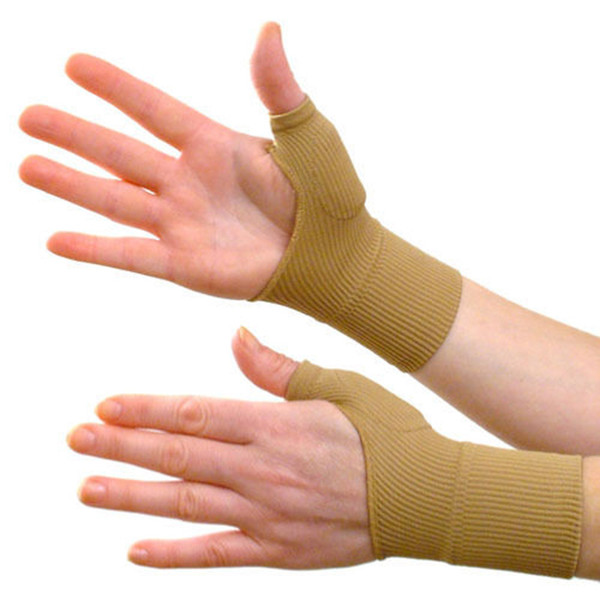 1Pairs Arthritis Gloves Medical Wrist Thumbs Hands Spica Splint Support Brace Stabiliser Arthritis Beige Colors Good Quality