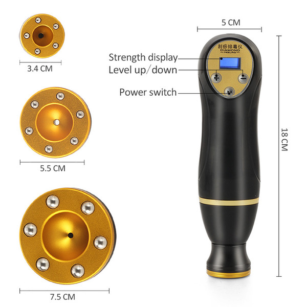 LCD Body Massage GuaSha Vacuum Scraping Therapy Massager Cupping Suction Device Health Care Magnetic Acupuncture Anti Cellulite