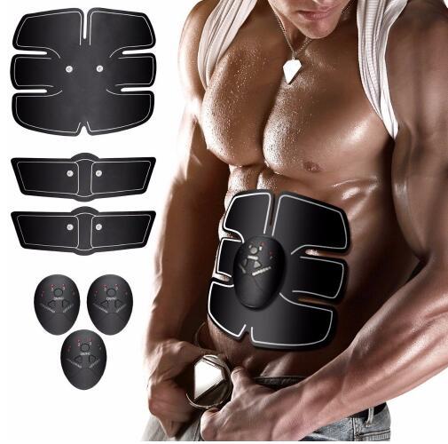 EMS Abdominal Muscle Trainer Smart ABS Stimulator Sculpting Massager Pad Fitness Gym Arm Stickers Body Slimming Massager