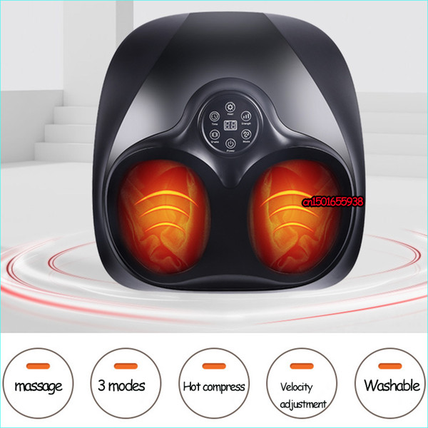 Airbag heating feet massage machine Electric Hot Compress massage feet,Unisex Home foot heating, vibration,timing,Multi mode
