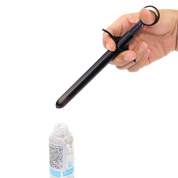 Black Lubricant Oil Syringe 10ml Anal Vagina Lube Shooter Launcher Injector Tube Sex Toys for Men Woman Gay Couple Products