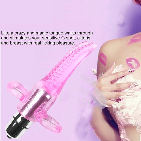 1 pcs Adult Lip Mouth Tongue Vib-rator Mas-sager for Woman S-ex Toys