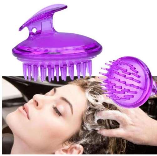 Silicone Head Massager Shampoo Scalp Massage Brush Hair Washing Comb Body Shower Brush Bath Spa Slimming Massage Brush