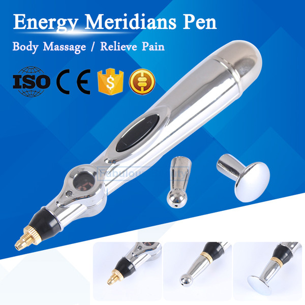 Energy Meridians Pen Health Care For Home Use Acupuncture Pen Meridian Therapy Electronic Heal Massage Pen Magic Wand Body Foot Massager