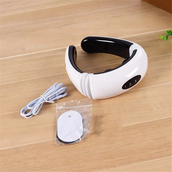 NEW Electric Pulse Back and Neck Massager Far Infrared Pain Relief Tool Health Care Relaxation Multifunctional Physiotherap