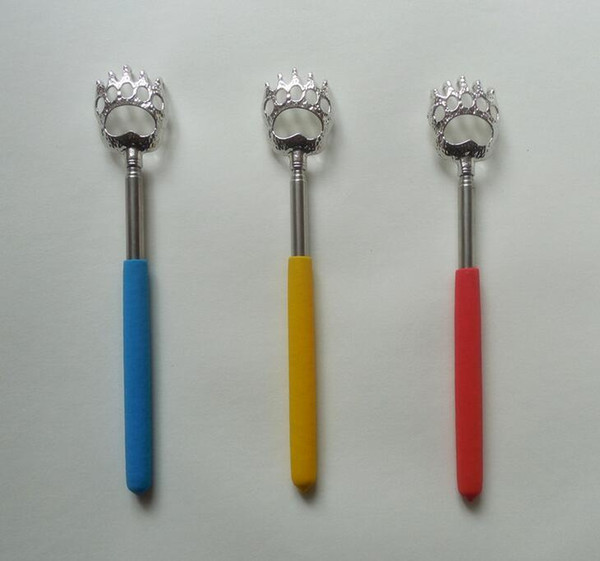 2016 New Massage Health Care Product Extendable Stainless Steel Telescoping Back Scratcher Pocket Clip, Body Massage