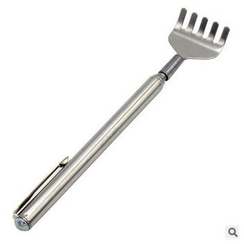 The clip type stainless steel telescopic tooth ring for scratching itch scratch old music is scratching hand massager