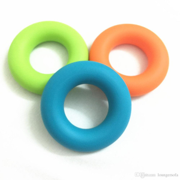 DHL free The Silica Gel Hand Muscle Developer Anti Mouse Hand Rehabilitation Hands O Type Environmental Fitness Grips Ring
