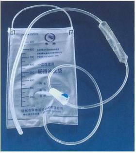 Disposable enema bag intestinal wash bag