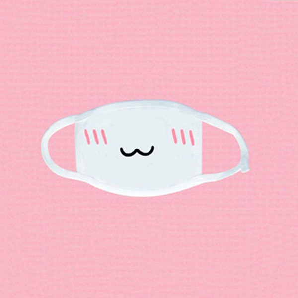 Mouth Masks, Kawaii Muffle Mask, Anti Dust Cute Kaomoji Face Mask Cotton Masks for Boys Girls