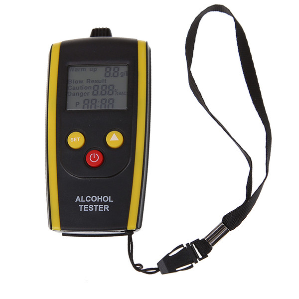 Portable Professional Safety LED Display with Backlight Digital Breath Alcohol Tester Meter Detector Breathalyzer