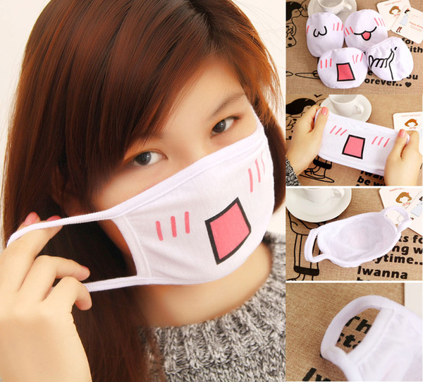 Cute Kawaii Anime Kaomoji-kun Emotiction mouth-muffle Winter Cotton Funny Mouth Anti-Dust Face Masks