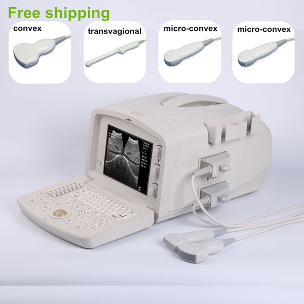 Laptop Ultrasound Scanner Machine With convex, linear, transvagional, micro-convex probes, Good Quality Image For Human Ultrasound