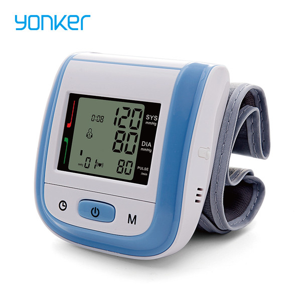 Yonker Wrist Blood Pressure Monitor Medical Automatic Blood Pressure Monitor Portable Digital Wrist Blood Pressure Monitor