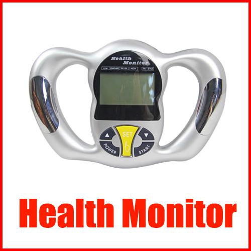 Mini portable Health Body Tester Calculator Digital Body Fat Analyzer Health Monitor BMI Meter device