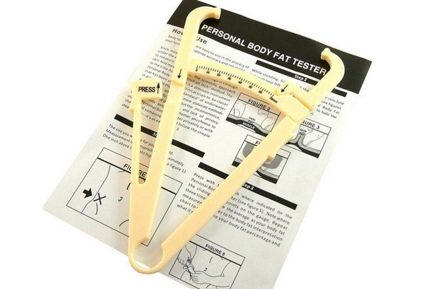 Body Fat Tester Personal Body Loss Fat Caliper Tester Accurate Measure Keep Slim Fitness 200pcs