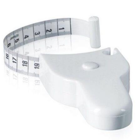 Personal 1.5m Fitness Accurate Body Fat Caliper Measuring Body Tape Ruler Measure Tape Measure White Body Fat Caliper CCA6580 1000pcs