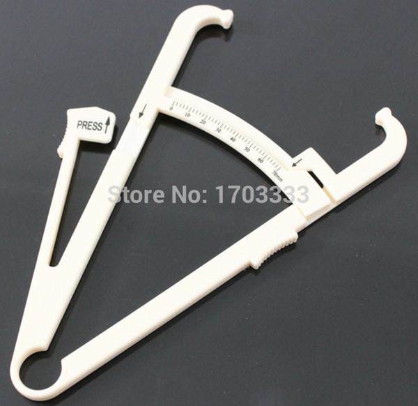 DHL Free shipping 200pcs Body Fat Measurer Measure Tester fat Calipers Health Weight Loss Fitness