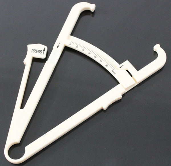 Free shipping 200pcs Body Fat Measurer Measure Tester fat Calipers Health Weight Loss Fitness