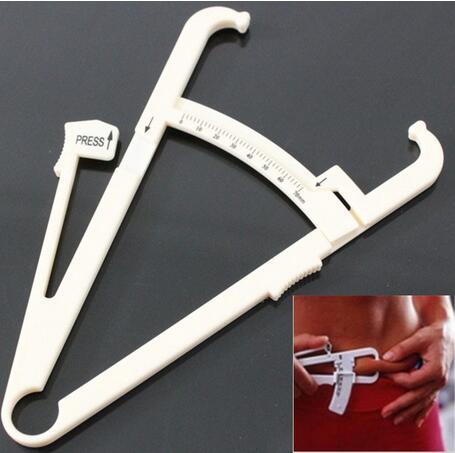 Personal Body Fat Caliper Analyzer Fitness Slim Keep Health Tester Body Fat Monitor Sebum Meter Fat Folder Slimming Shaper CCA6576 500pcs