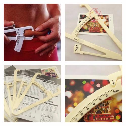 Keep Slim Body Measure Caliper Personal Body Loss Fat Caliper Tester Accurate Measure Fitness Tape S301 100pcs