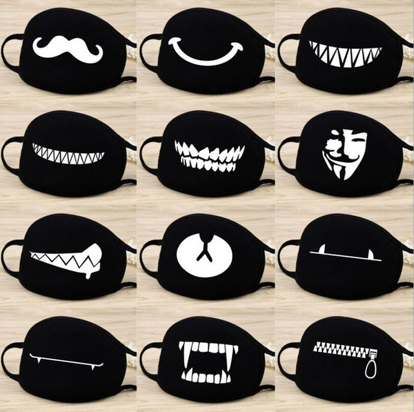 12 Style Face Mouth Mask Camouflage Mouth-muffle Unisex Cotton Anti-Dust Mouth Face Mask Surgical Respirator Mask EEA186