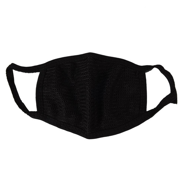 500pcs Black Cotton Mouth Mask Cotton Anti Dust Protective Double Kpop Mask Washable Many Times Using Masks