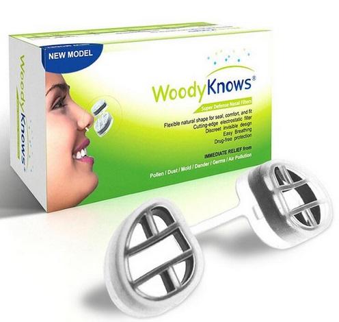 WoodyKnows Air Filter Super Defense Nasal Filters Nose Masks Pollen Allergies Dust Allergy Relief No pm2.5 Air Pollution