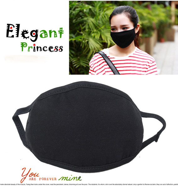 20pcs/lot Anti-Dust Cotton Mouth Face Mask Unisex Man Woman Cycling Wearing Black