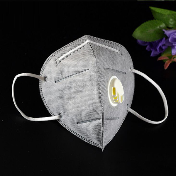 High Quality Folding Anti-pullution Masks Facial Mask Anti-Dust Mask Bacteria Proof Mask With Filter Valve PM2.5 Filter